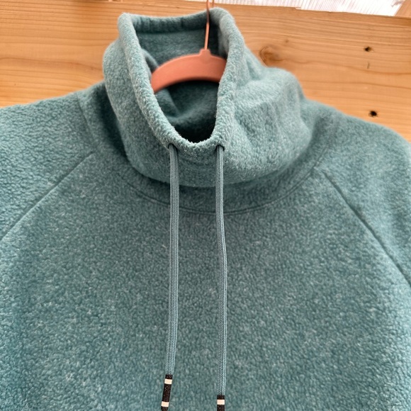 Nike Funnel Neck Sweatshirt Therma Fleece Pullover Large Teal - Picture 10 of 16